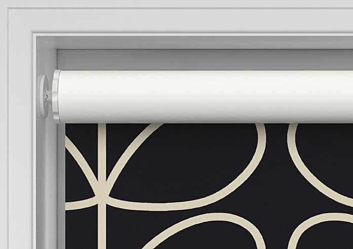 Orla Kiely Jumbo Linear Stem, Liquorice - Twist&Fit Roller Blind - Image 9